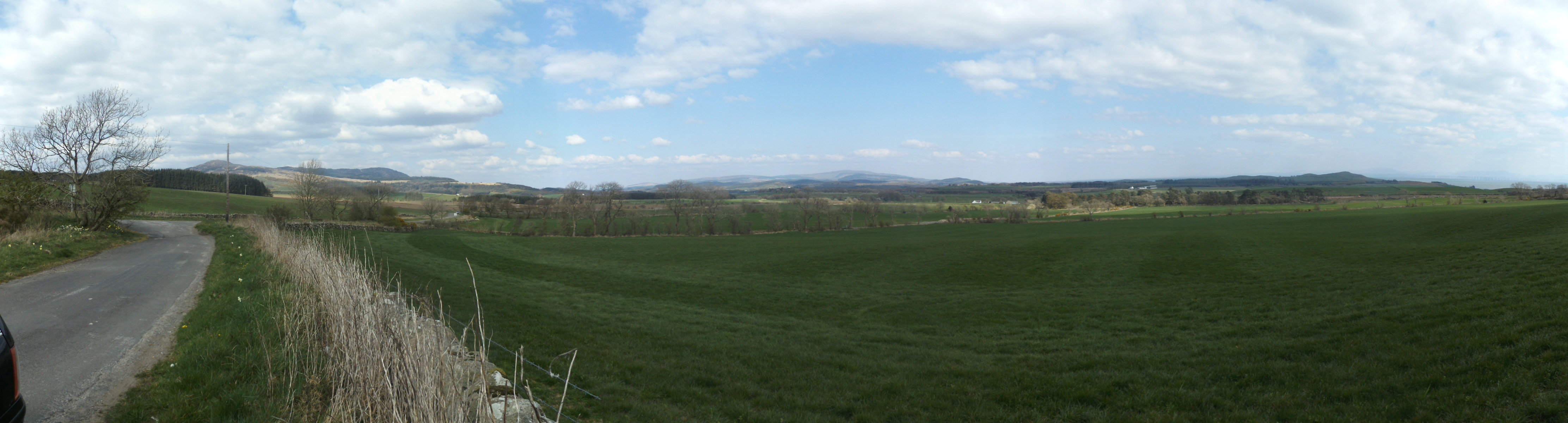 Landschaft in Weitwinkel