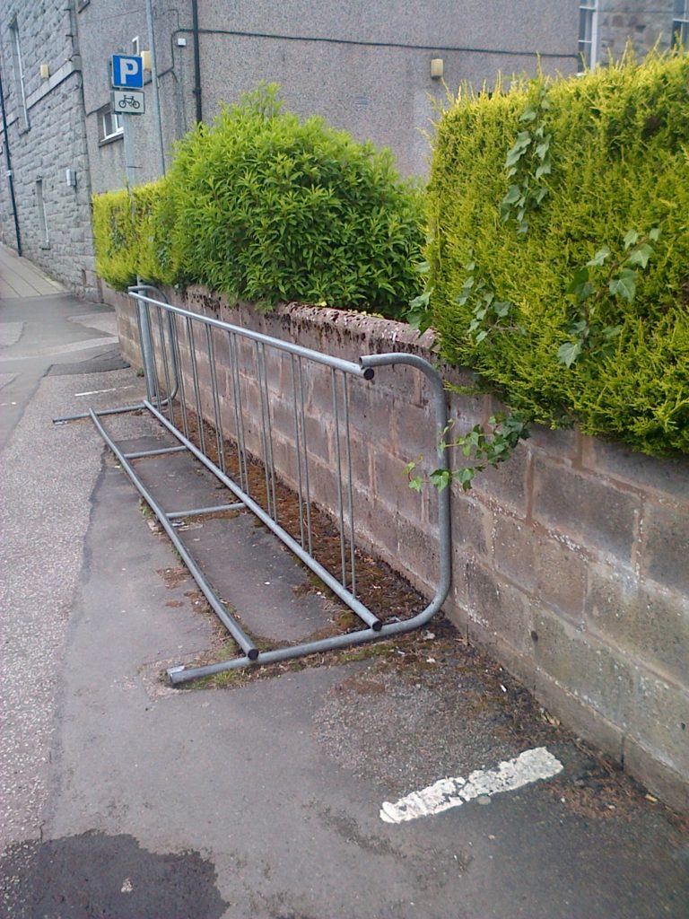 Fahrradständer in Dalbeattie